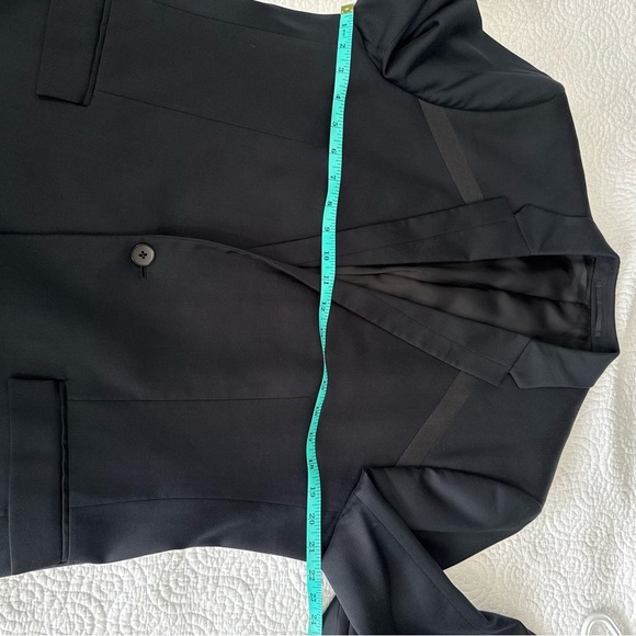 Theory Charcoal Men's Blazer cotton blend - Picture 6 of 8